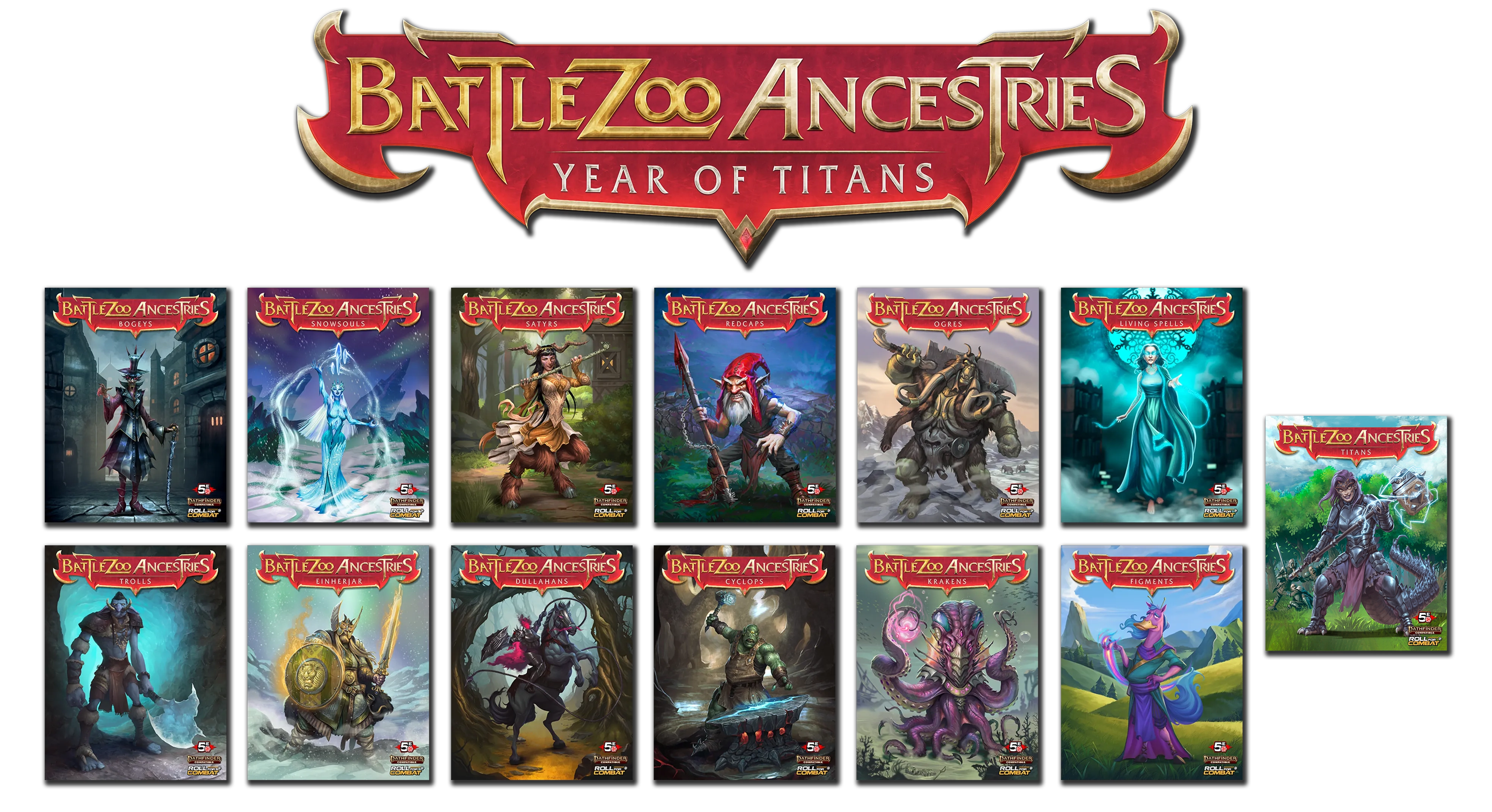 Battlezoo Ancestries: Year of Titans