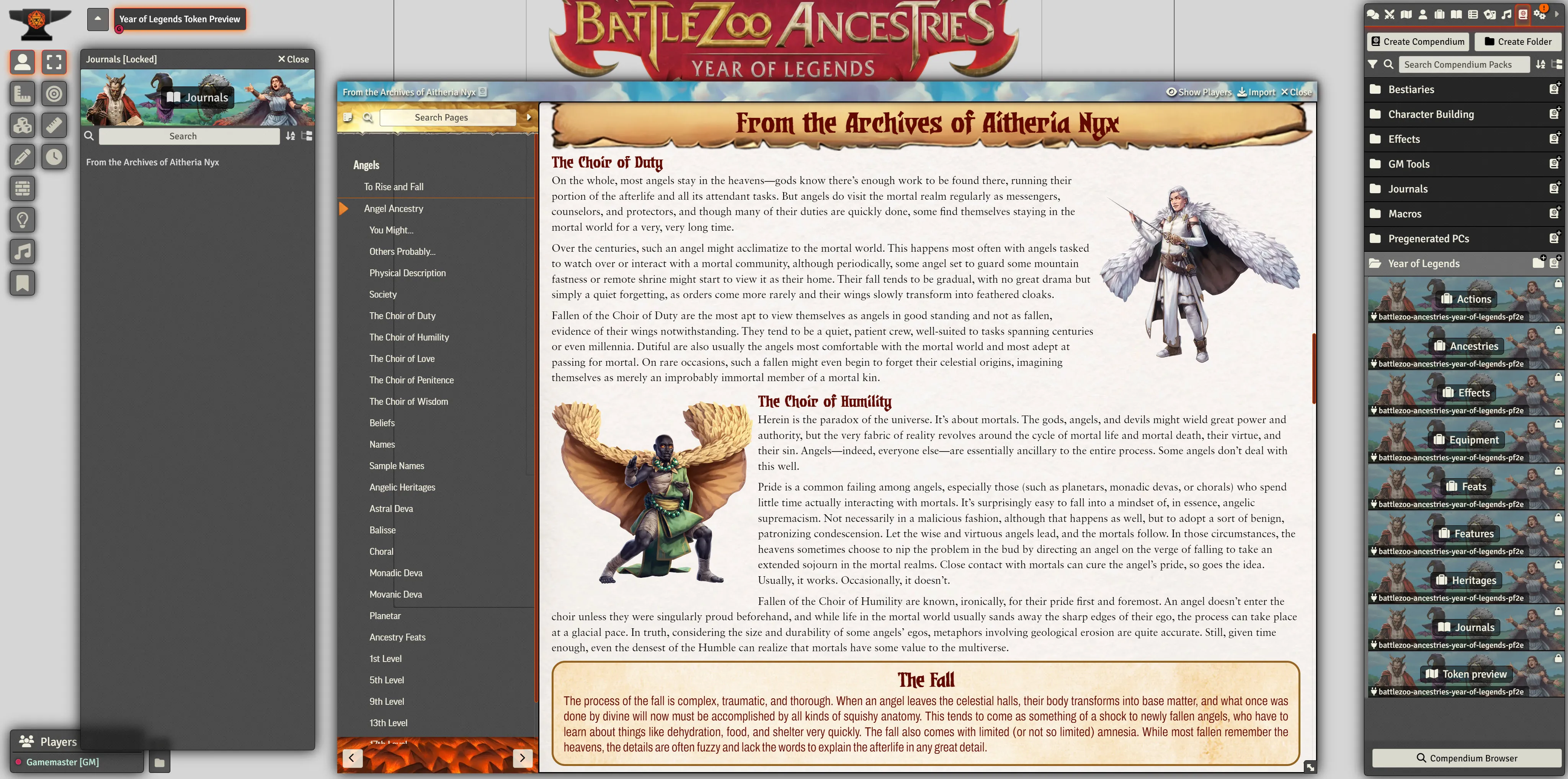 Legendary Races and Ancestries for 5E and Pathfinder by Roll For